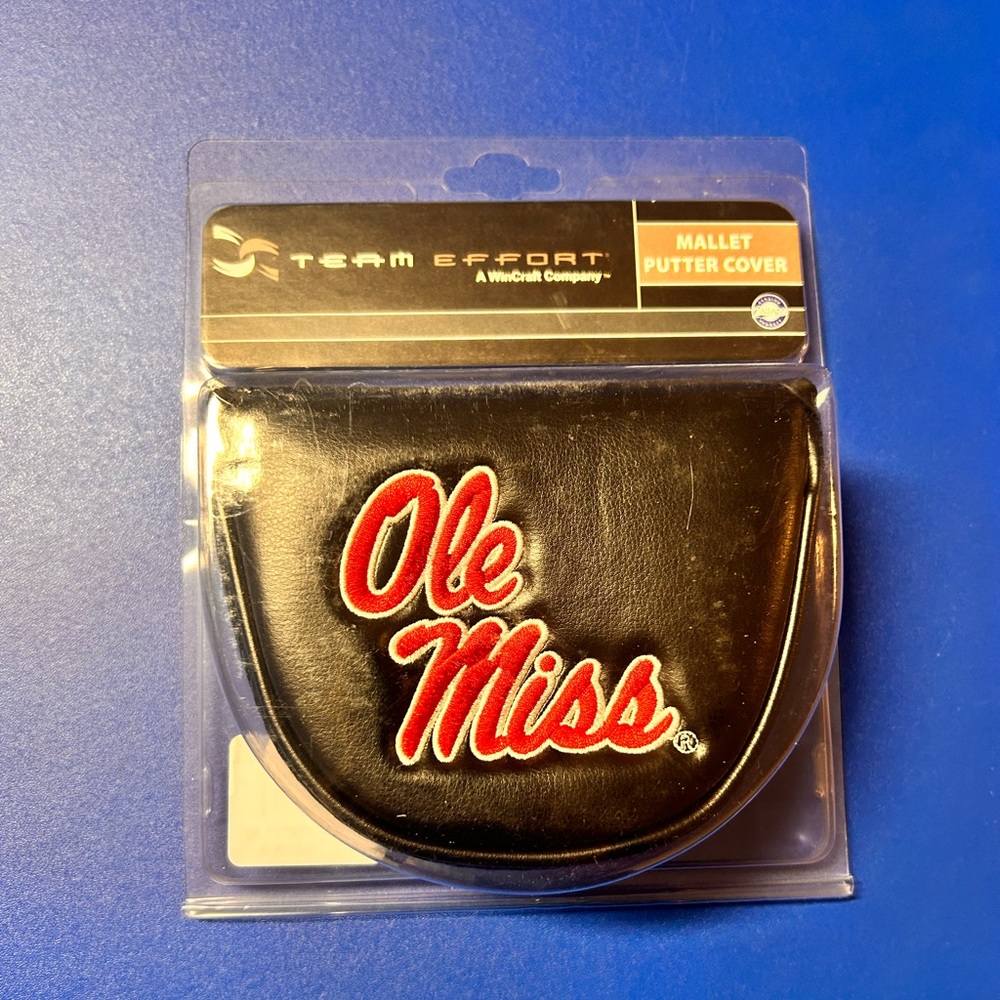 Ole Miss mallet putter cover